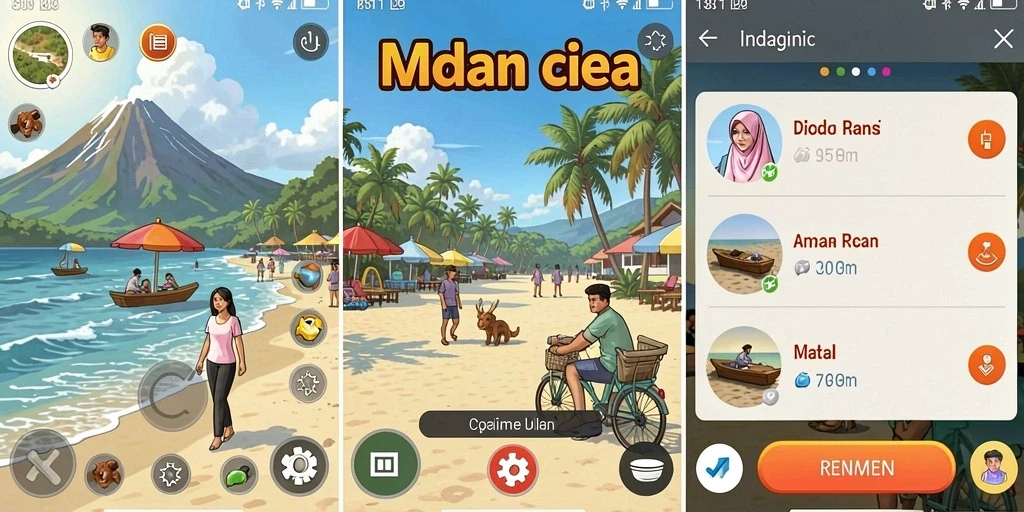 Kesempatan menang hadiah menarik di setiap permainan.