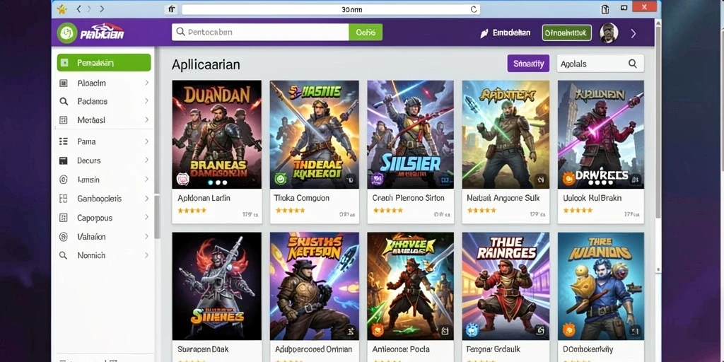 Gambar dari mode permainan yang penuh aksi.