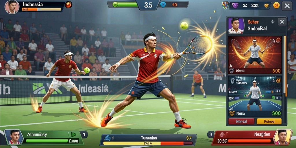 Screenshot memperlihatkan level baru yang penuh tantangan.