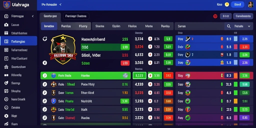 Screenshot menampilkan leaderboard dengan skor pemain terbaik.